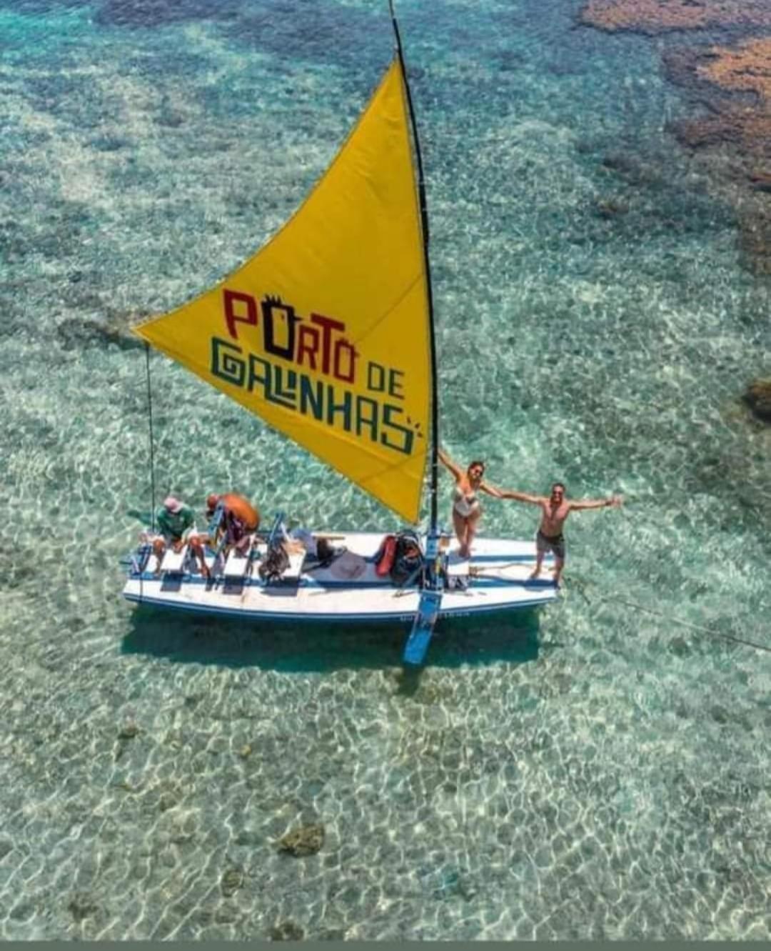 Pôrto das Galinhas Flat Vila De Porto Praca 10 Predio Amarelo 아파트 외부 사진